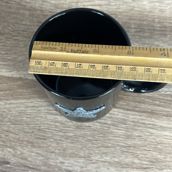 #1 Dad Mug with 3D Silver Star Badge 10oz Ceramic - Picture 7 of 8